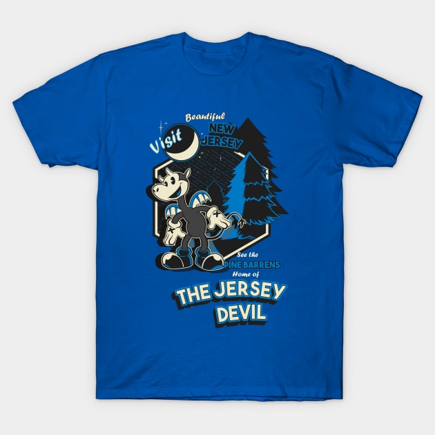 Crypto Tourism : The Jersey Devil T-Shirt by todd3point0